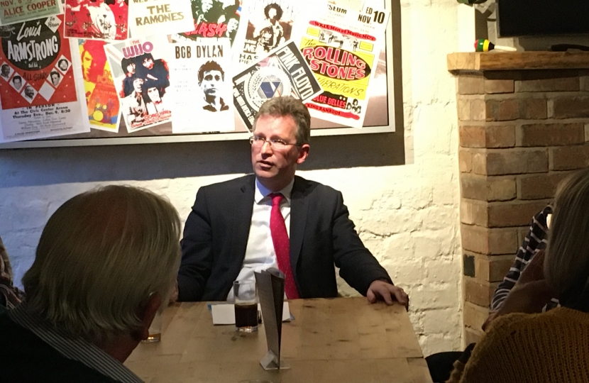 Jeremy at The Crown in Harbury